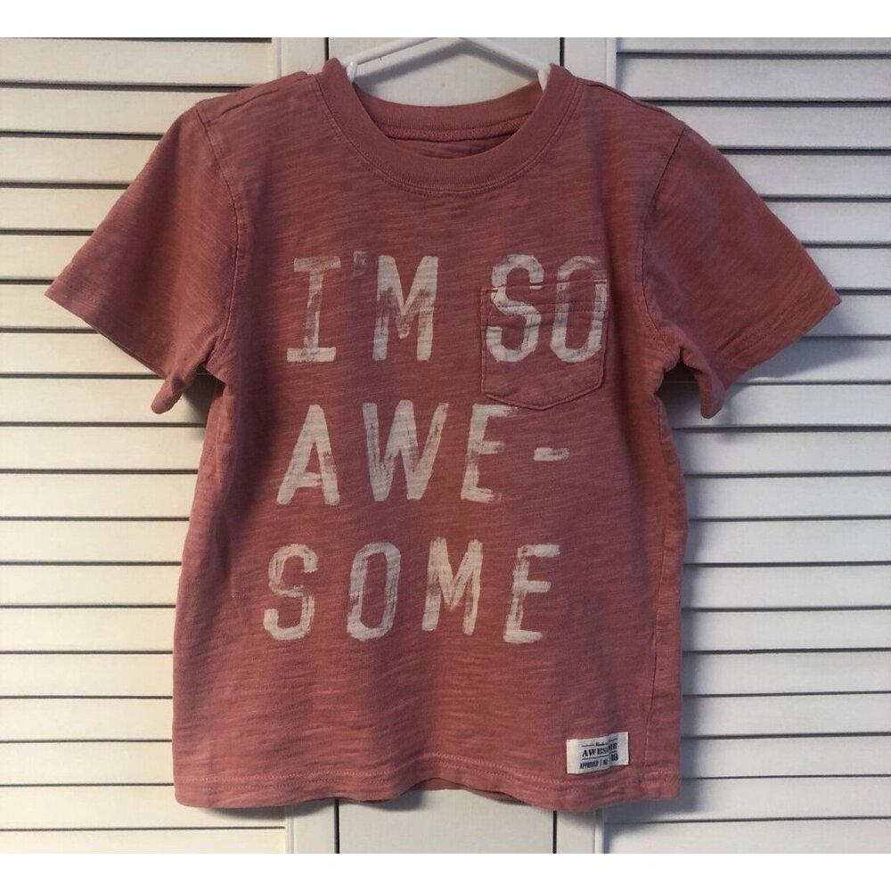 Carter's Size 4T I'm So Awesome Tee